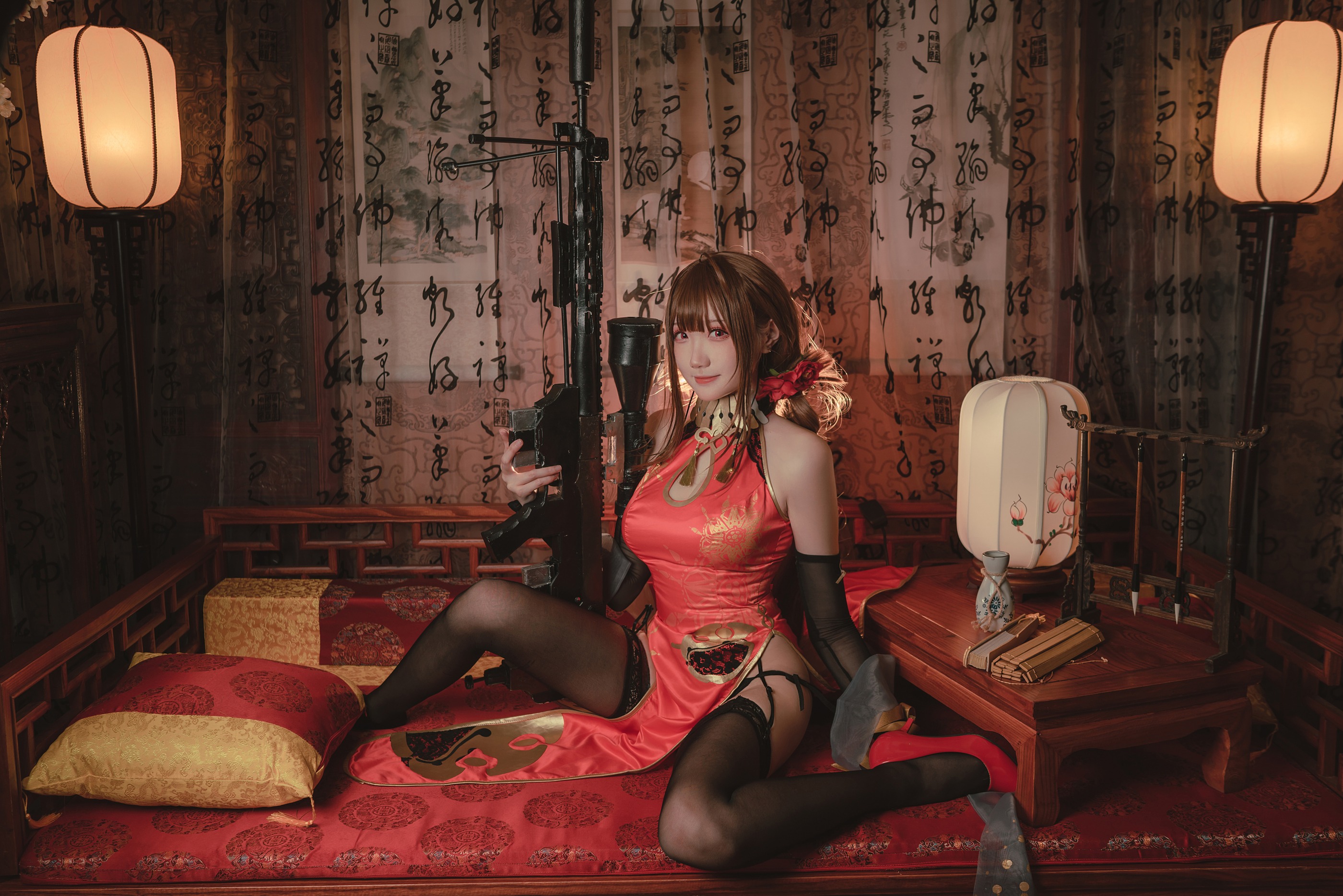 图片[1]-瓜希酱 – NO.003 DSR-50 红牡丹 [16P]-XikXak